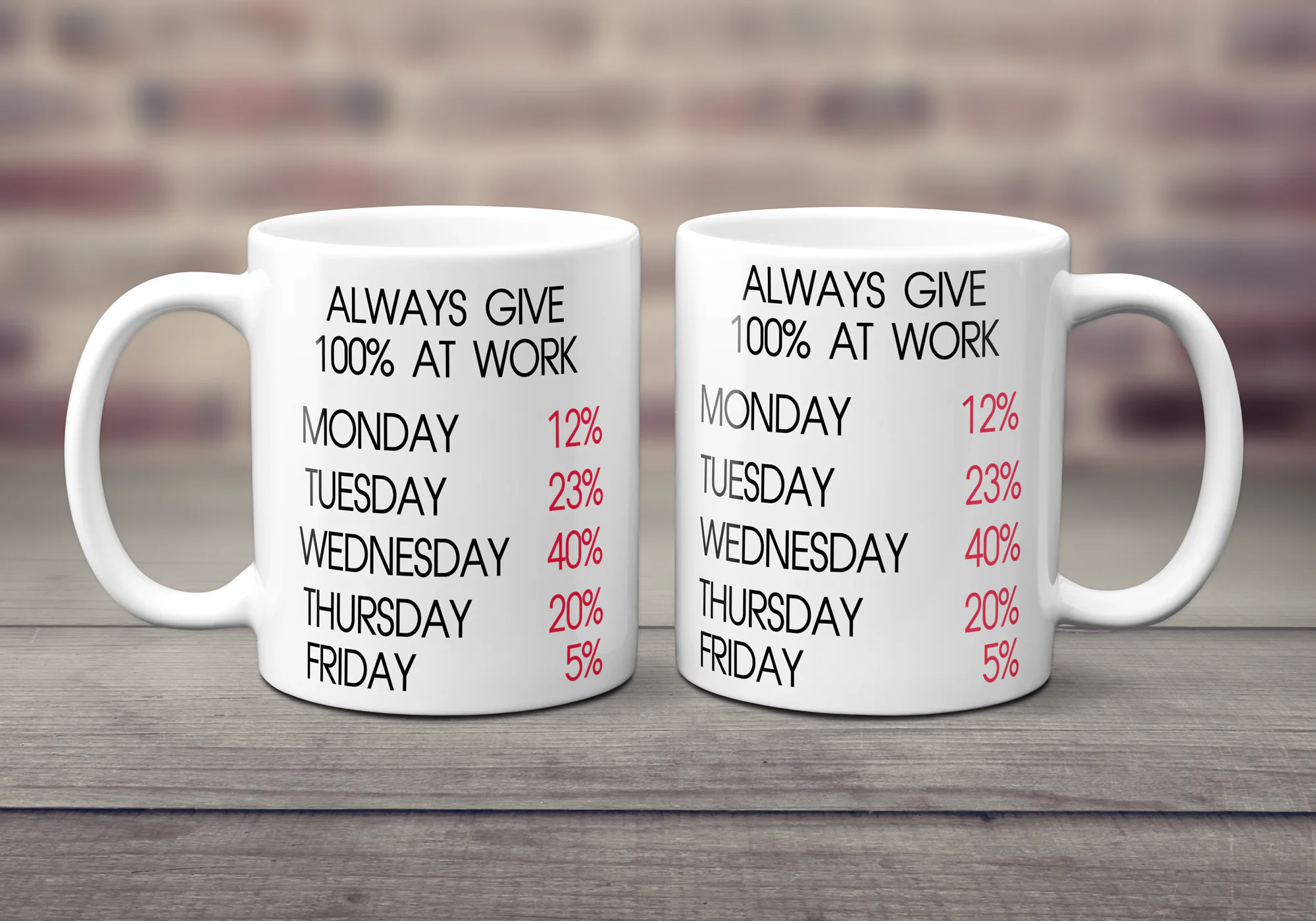 Always Give 100% At Work