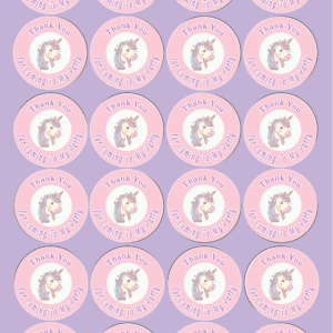 Thank you For Coming To my Party, Sticker Sheet
