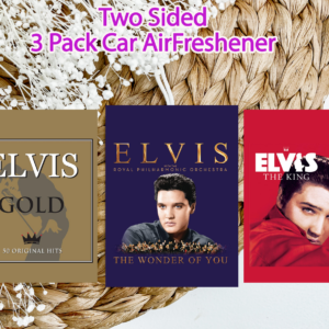 Two Sided 3 Pack Car Air Freshener Elvis