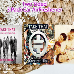 Take That – 3 Pack Car Air Fresheners (Double Sided) | NEW CAR Scent