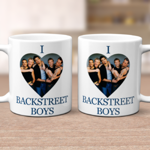 Backstreet Boys Heart Photo Mug