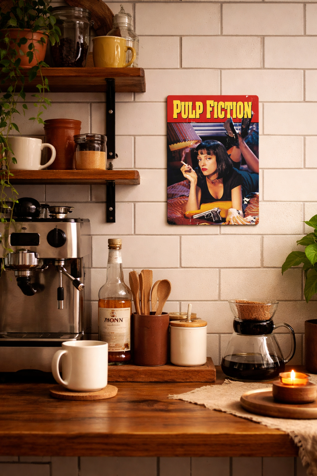 Pulp Fiction A5 Metal Sign - Image 3