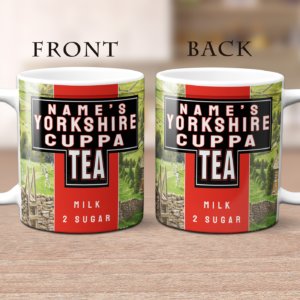 Personalised Yorkshire Tea Inspired Mug with Custom Brew Details
