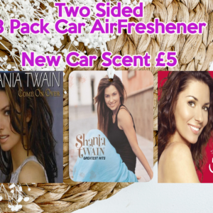 Shania Twain Inspired Two-Sided 3 Pack Car Air Freshener