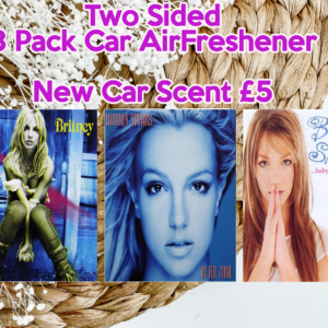 Britney Spears Inspired 3 Pack Car Air Fresheners – New Car Scent