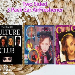 Culture Club Inspired 3 Pack Car Air Fresheners – New Car Scent