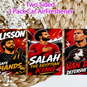 Liverpool Legends Inspired Car Air Freshener 3 Pack