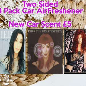 Cher Inspired 3 Pack Car Air Fresheners – New Car Scent