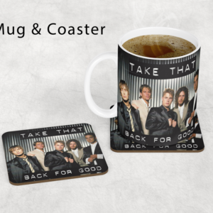 Take That Inspired Mug & Coaster Set