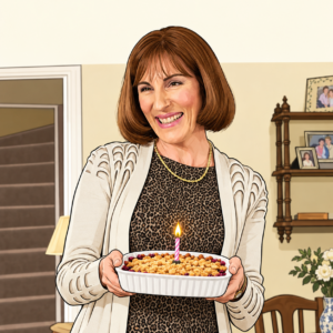 Personalised 08 Friday Night Dinner Jackie Card - A5 or A4
