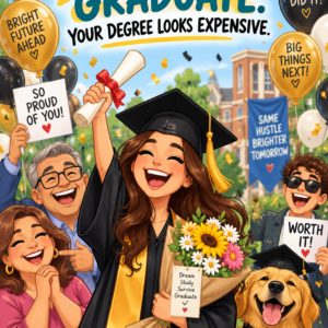 Personalised Congrats Graduate. Your Degree Looks Expensive. Card - A5 or A4