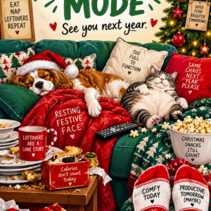Personalised Cozy Boxing Day Sofa Slump Card - A5 or A4
