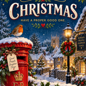 Personalised Merry Christmas — Have A Proper Good One Card - A5 or A4