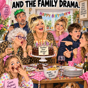 Personalised Pass the Cake and the Family Drama Card - A5 or A4