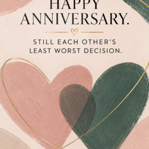 Personalised Still Each Other S Least Worst Decision Card - A5 or A4