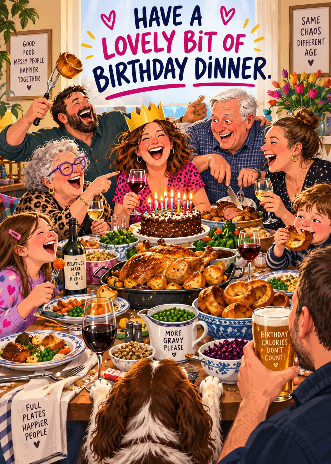 Have A Lovely Bit Of Birthday Dinner.