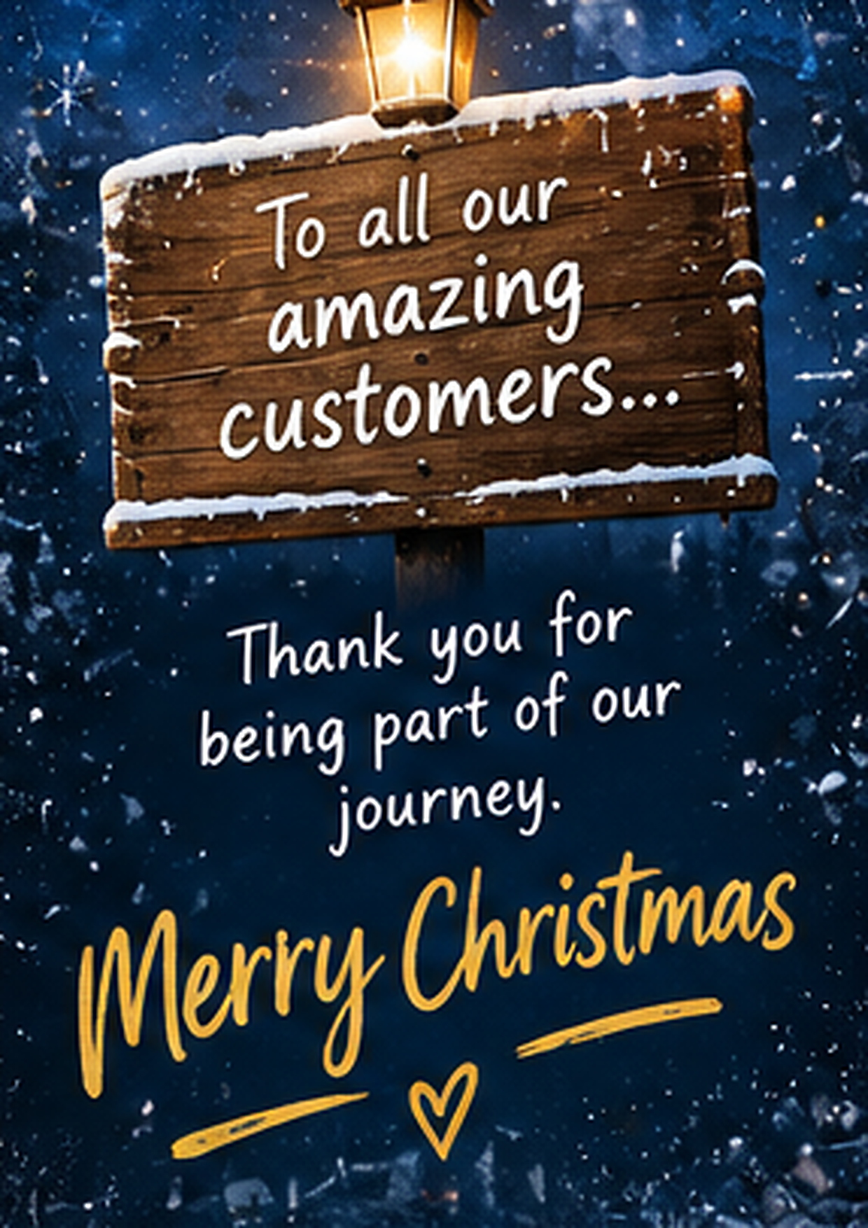 To All Our Amazing Customers — Merry Christmas